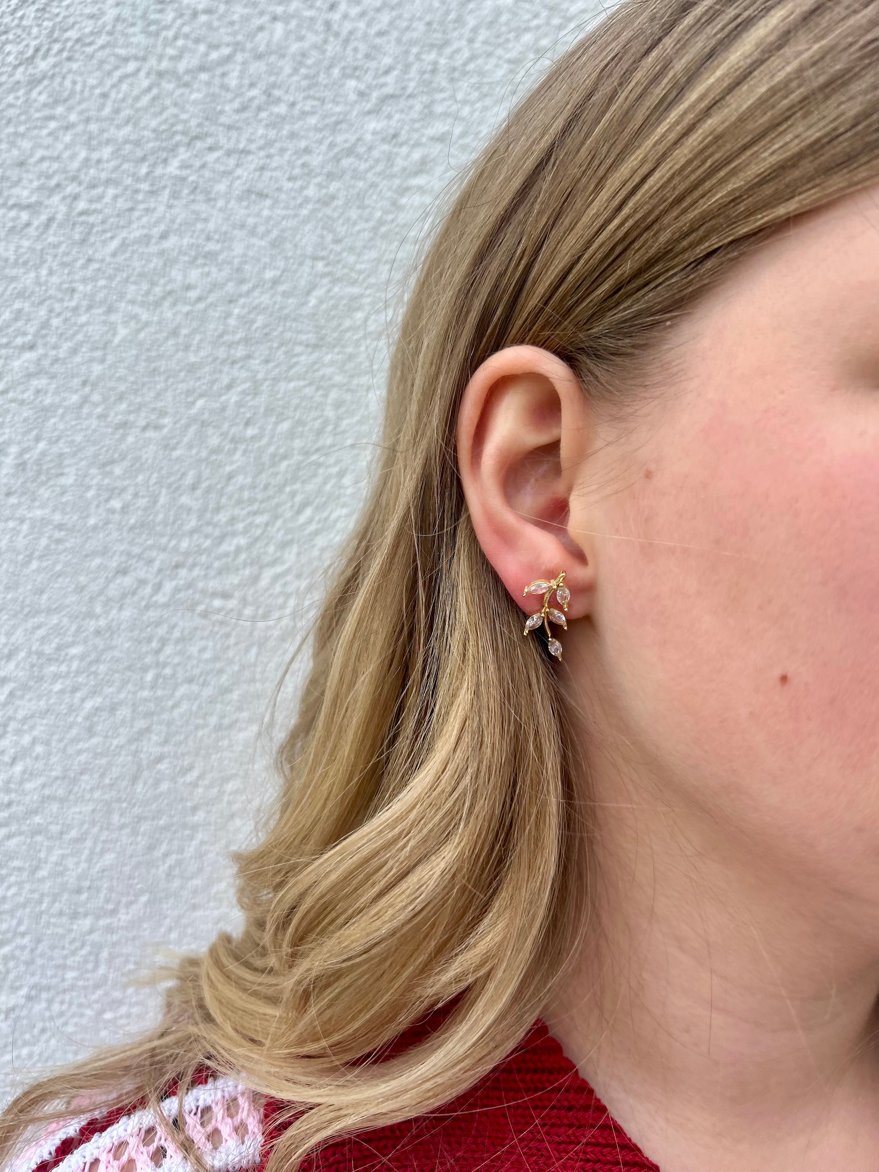 Flower earrings