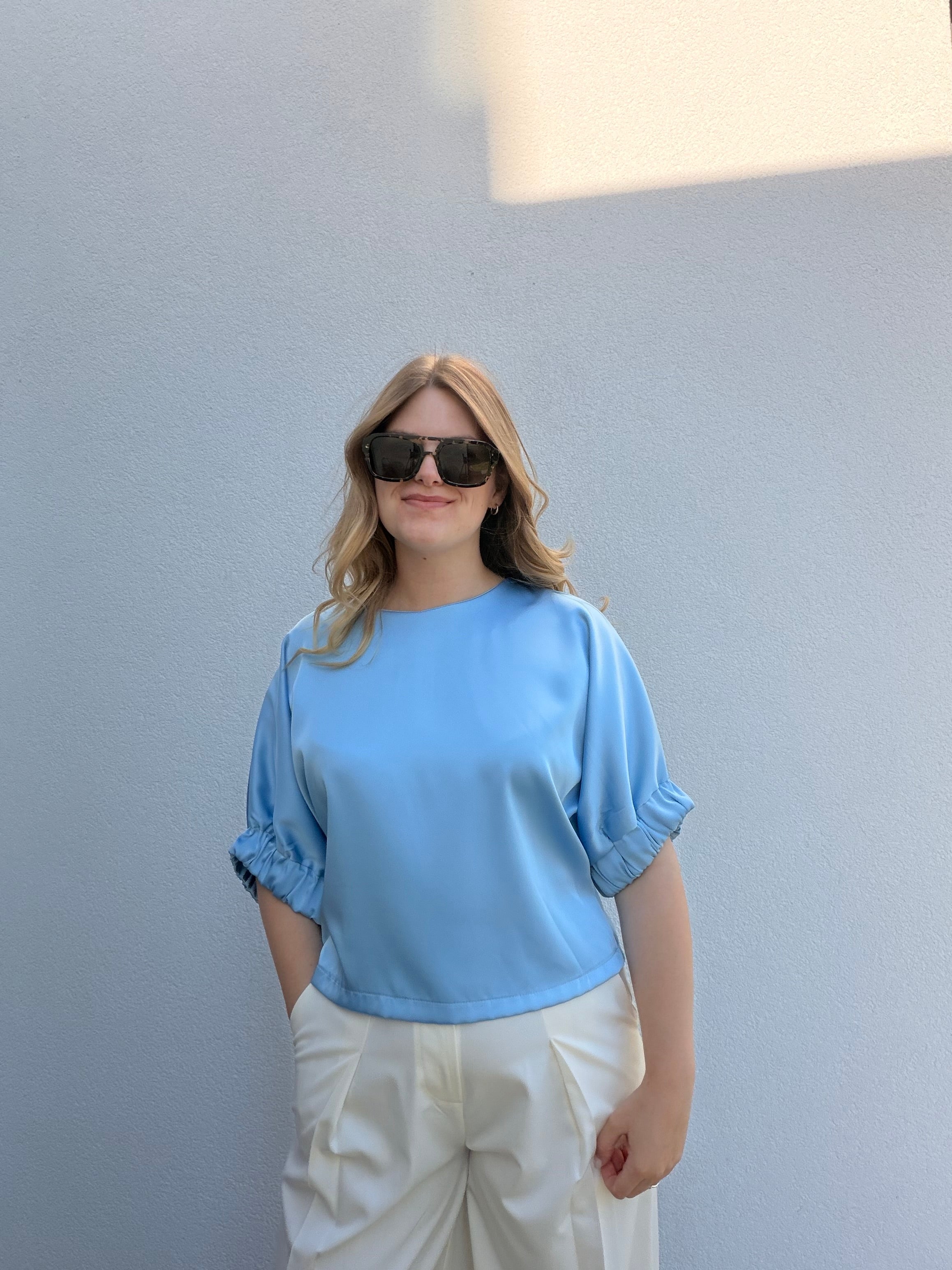 Sky blouse