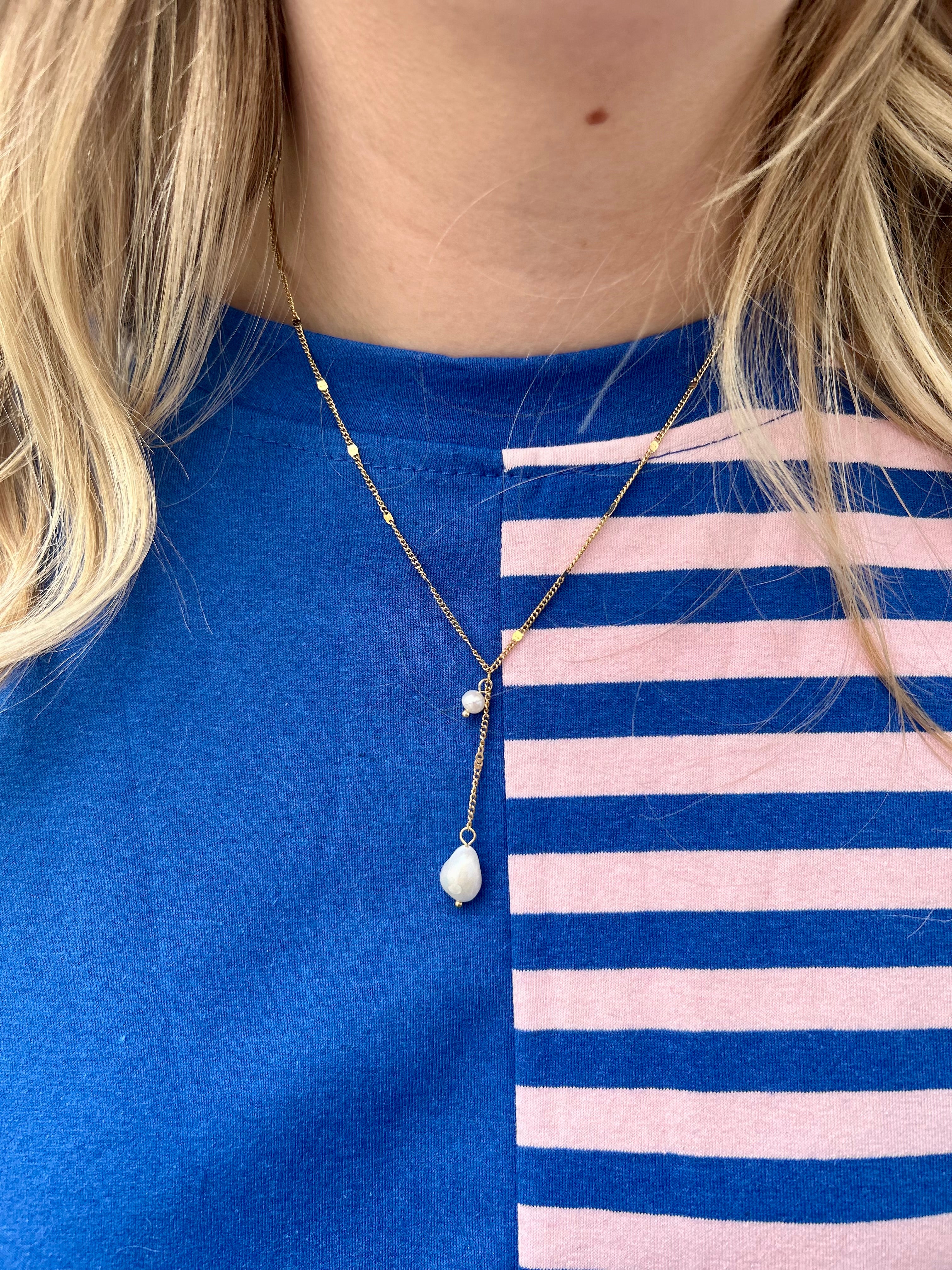 long pearl necklace