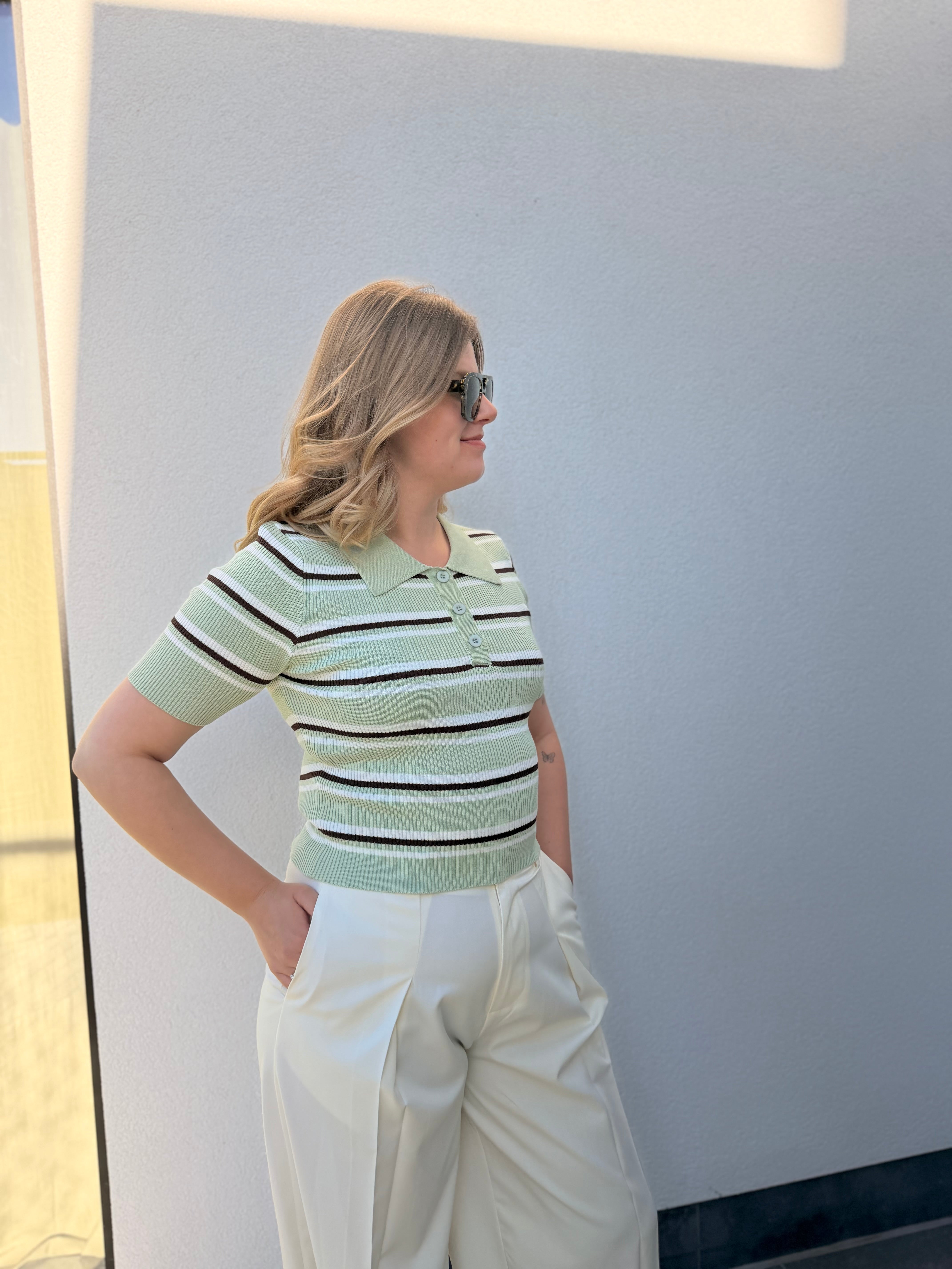 Nola shirt groen