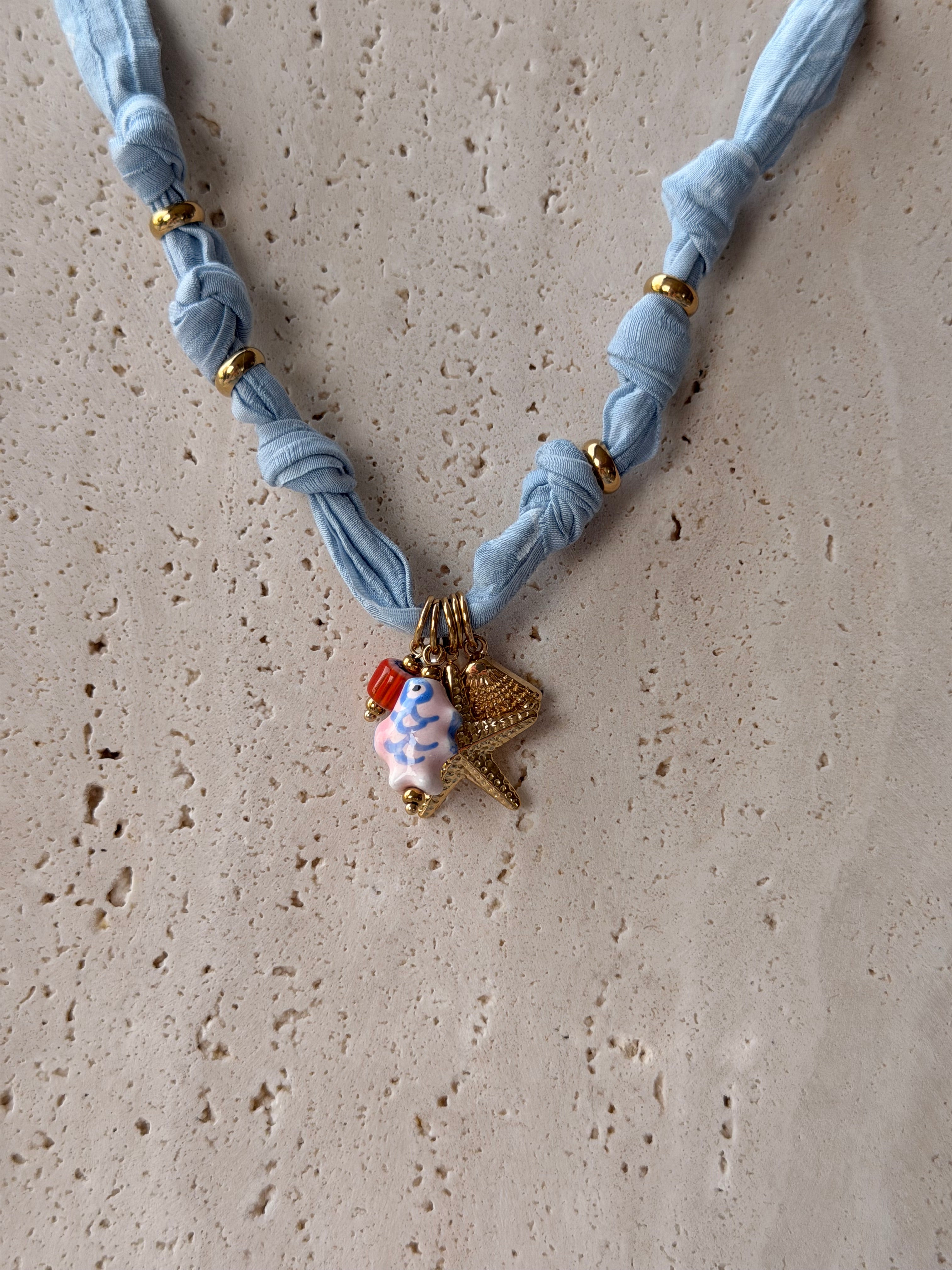 Blue sea necklace